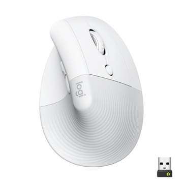 Logitech Lift Vertical Ergonomic - Off White