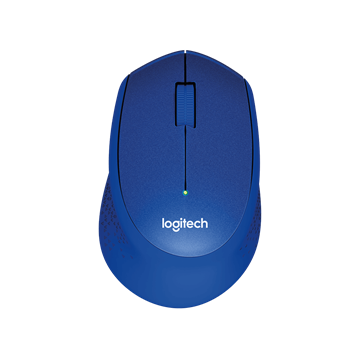 Logitech M330 Silent Plus - Kék