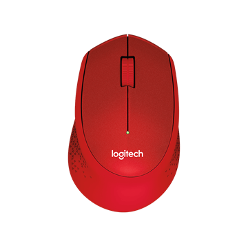 Logitech M330 Silent Plus - Piros