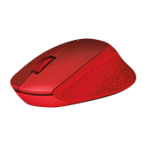 Logitech M330 Silent Plus - Piros