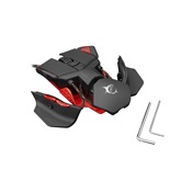 White Shark GM-9002 LANCELOT Gaming egér - Fekete/Piros