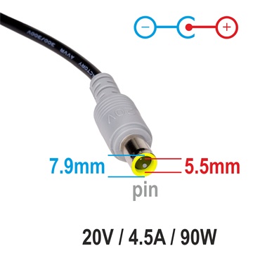 Akyga AK-ND-18 90W Lenovo hálózati töltő adapter