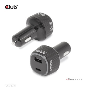 Club3D Notebook / Laptop Car Charger 63 Watt - autós töltő