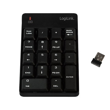 LogiLink ID0120 vezeték nélküli numerikus billentyűzet