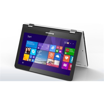 NB Lenovo Ideapad 11,6" HD LED Yoga 300 - 80M0004JHV - Fehér - Windows® 8.1 - Touch