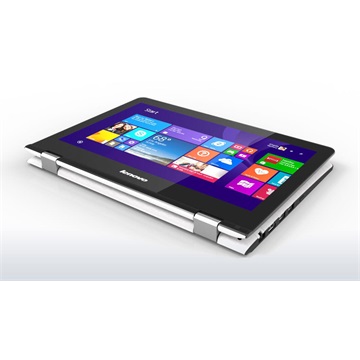 NB Lenovo Ideapad 11,6" HD LED Yoga 300 - 80M0004JHV - Fehér - Windows® 8.1 - Touch