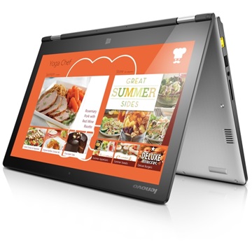 NB Lenovo Ideapad 13,3" FHD IPS YOGA2-13 59-412669 - Ezüst - Windows® 8.1 - Touch