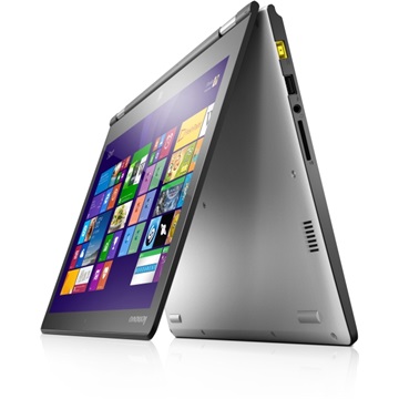 NB Lenovo Ideapad 13,3" FHD IPS YOGA2-13 59-412669 - Ezüst - Windows® 8.1 - Touch