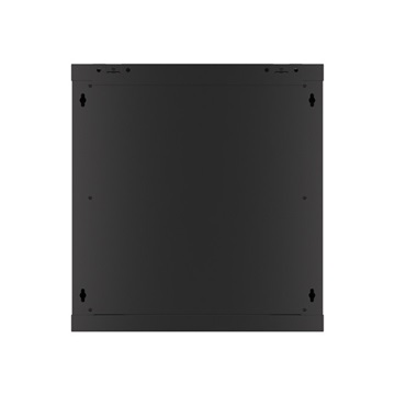 Lanberg 19" fali rack szekrény 12U/600X600 üvegajtó, lapraszerelt, fekete V2