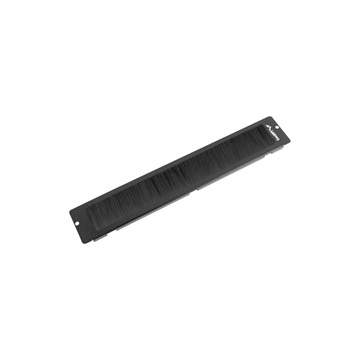 Lanberg 19" fésűs kábel átvezető FFO1 LCD panel nélküli és FF02 sorozatú szabadon álló szekrényekhez, fekete