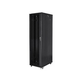 Lanberg 19" szabadon álló rack szekrény 47U/800X1000 lapraszerelt, fekete