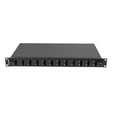 Lanberg 19" optikai patch panel 12xSC duplex / 12xLC quad fekete