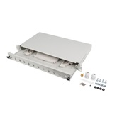 Lanberg 19" optikai patch panel 12xSC szimplex / 12xLC duplex szürke