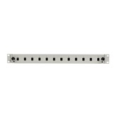 Lanberg 19" optikai patch panel 12xSC szimplex / 12xLC duplex szürke