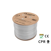 Lanberg Cat.6a U/FTP réz fali kábel 305m, LSZH, AWG23, 500Mhz, Dca, szürke CPR