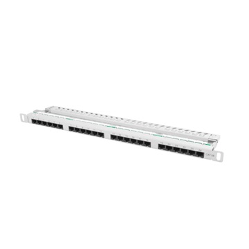 Lanberg Patch panel 24 port 0.5U 19" CAT.5e szürke