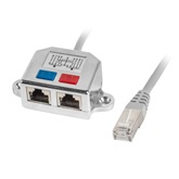 Lanberg RJ45 splitter/osztó RJ45->2xRJ45 árnyékolt, 15cm kábellel