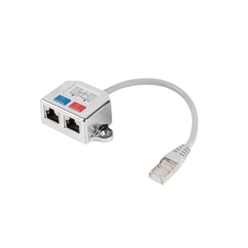 Lanberg RJ45 splitter/osztó RJ45->2xRJ45 árnyékolt, 15cm kábellel