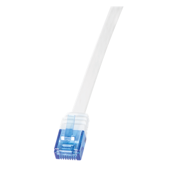 LogiLink CP0133 Cat5e lapos patch kábel - Fehér - 0,5m