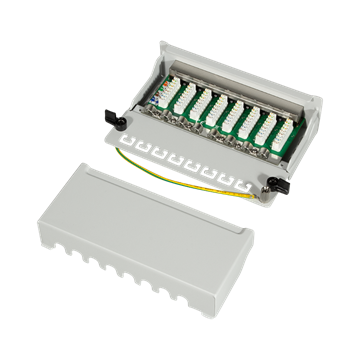 LogiLink NP0016A 8port Cat6 Patch panel