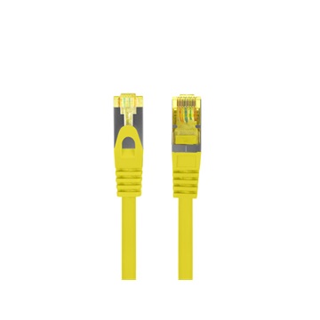 Lanberg Patch kábel CAT.6a S/FTP LSZH 0.25m sárga, réz