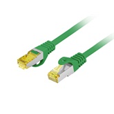 Lanberg Patch kábel CAT.6a S/FTP LSZH 0.25m zöld, réz