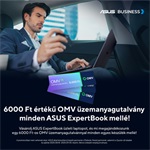 Nyár végi lendület az Asus ExpertBookokkal - ajándék OMV utalvánnyal!