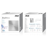 Külső DVD író Asus SDRW-08U7M-USILVER Ezüst Slim