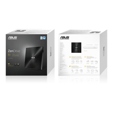 Asus ZenDrive U8M SDRW-08U8M-U Fekete Ultraslim