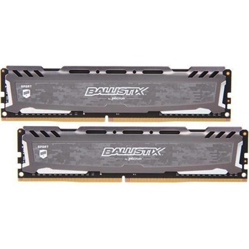 Crucial DDR4 3200MHz 32GB (2x16GB) Kit Ballistix Sport LT Gray CL16 1,35V