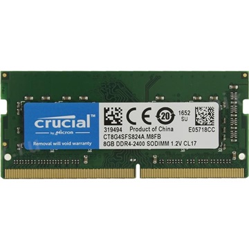 Crucial Notebook DDR4 2400MHz 8GB CL17 1,2V