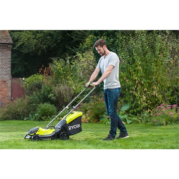 Ryobi 18 V One Plus™ fűnyíró 33 cm vágási szélességgel, akkumulátor és töltő nélkül - OLM1833B