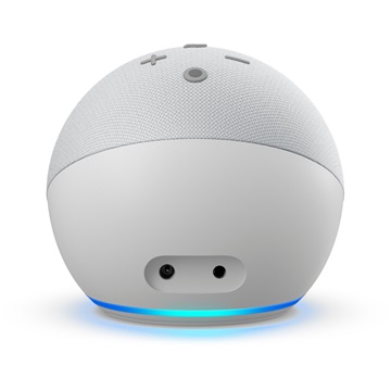 Amazon Echo Dot 4 + Alexa + órával - Fehér