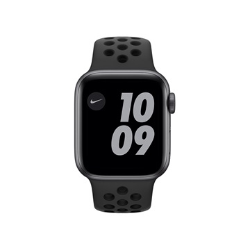 Apple Watch Nike S6 GPS Cellular 40mm Asztroszürke alumíniumtok - Antracit-fekete Nike sportszíj