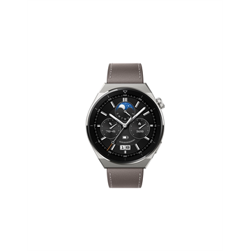 Huawei Watch GT 3 Pro okosóra - 55028467 - Gray Leather Strap