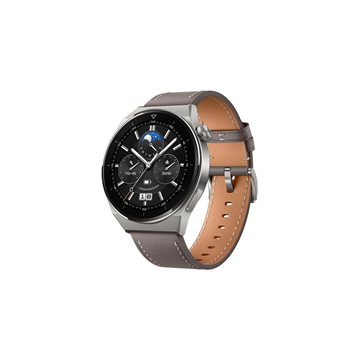 Huawei Watch GT 3 Pro okosóra - 55028467 - Gray Leather Strap