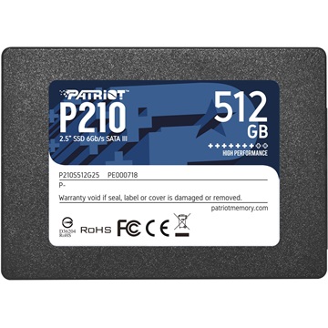 Patriot SSD 512GB P210 2,5" SATA3