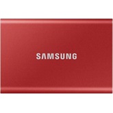 Samsung 2,5" 500GB T7 USB-C 3.2 külső SSD piros