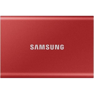 Samsung 2,5" 500GB T7 USB-C 3.2 külső SSD piros