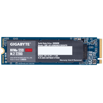 Gigabyte SSD  128GB M.2 2280 PCIe Gen 3 x4 NVMe