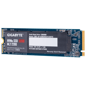 Gigabyte SSD  512GB M.2 2280 PCIe Gen 3 x4 NVMe
