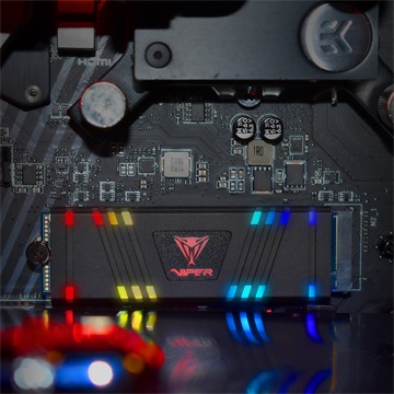 Patriot Viper Gaming RGB M.2 2280 PCIe NVMe - 512GB - VPR100-512GM28H