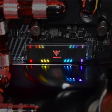 Patriot Viper Gaming RGB M.2 2280 PCIe NVMe - 512GB - VPR100-512GM28H