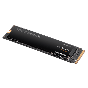 WD SSD 2TB Black SN750 Hűtőbordával M.2 2280 PCIe Gen 3 x4 NVMe