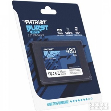 Patriot SSD 480GB Burst Elite 2,5" SATA3