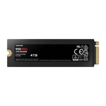 Samsung 4TB 990 PRO Heatsink M.2 PCIe 4.0 x 4 NVMe