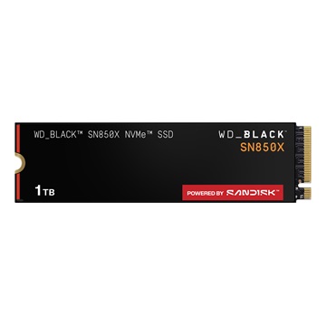 WD SSD 1TB Black SN850X M.2 PCIe Gen 4 x4 NVMe