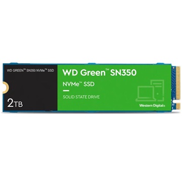 WD SSD 2TB Green SN350 M.2 PCIe Gen 3 x4 NVMe