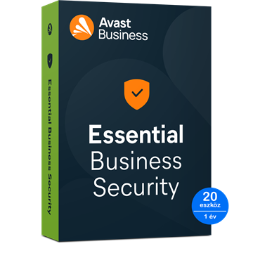 Avast Essential Business Security - 20 eszköz/1 év, elektronikus licenc