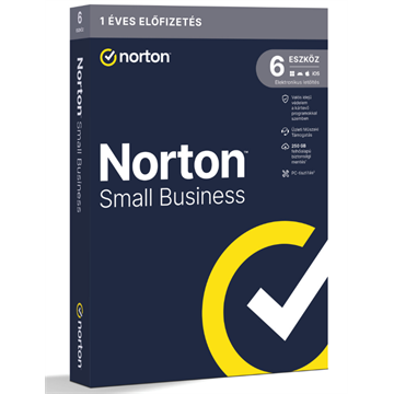 Norton Small Business 2.0 - 21486336 - 250GB HU 1 felhasználó, 6 eszköz / 1 év, elektronikus licenc